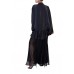 MORPHEW COLLECTION Black Silk Charmeuse Bias Cut Slip Gown