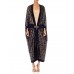 Morphew Collection Black & Gold Silk Lurex Lamé Cocoon Made From 1970'S Fabric With Victorian Clasp