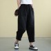 Ladies 2021 new autumn clothes loose high waist casual black pants trousers