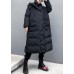 fine black womens parkas plus size winter hooded pockets outwear