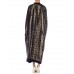 Morphew Collection Black & Gold Silk Lurex Lamé Cocoon Made From 1970'S Fabric With Victorian Clasp