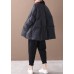 women oversized winter jacket winter coats black Button Down down coat